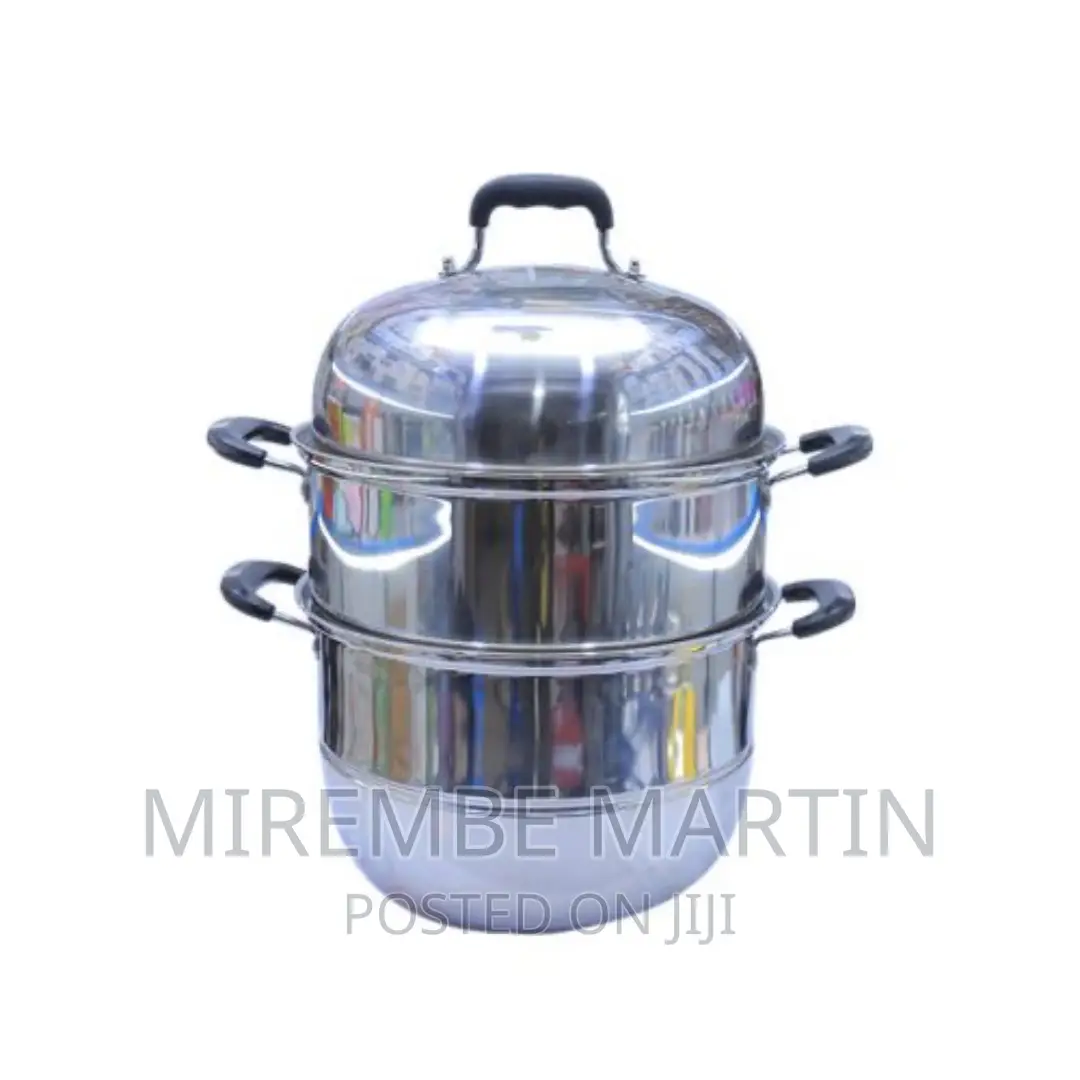 30cm Three Layer Stainless Steel Food Steamer