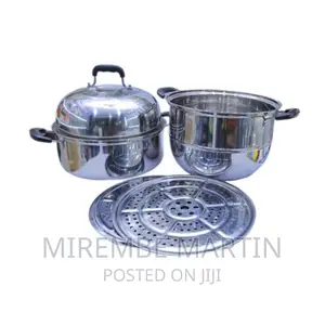 30cm Three Layer Stainless Steel Food Steamer