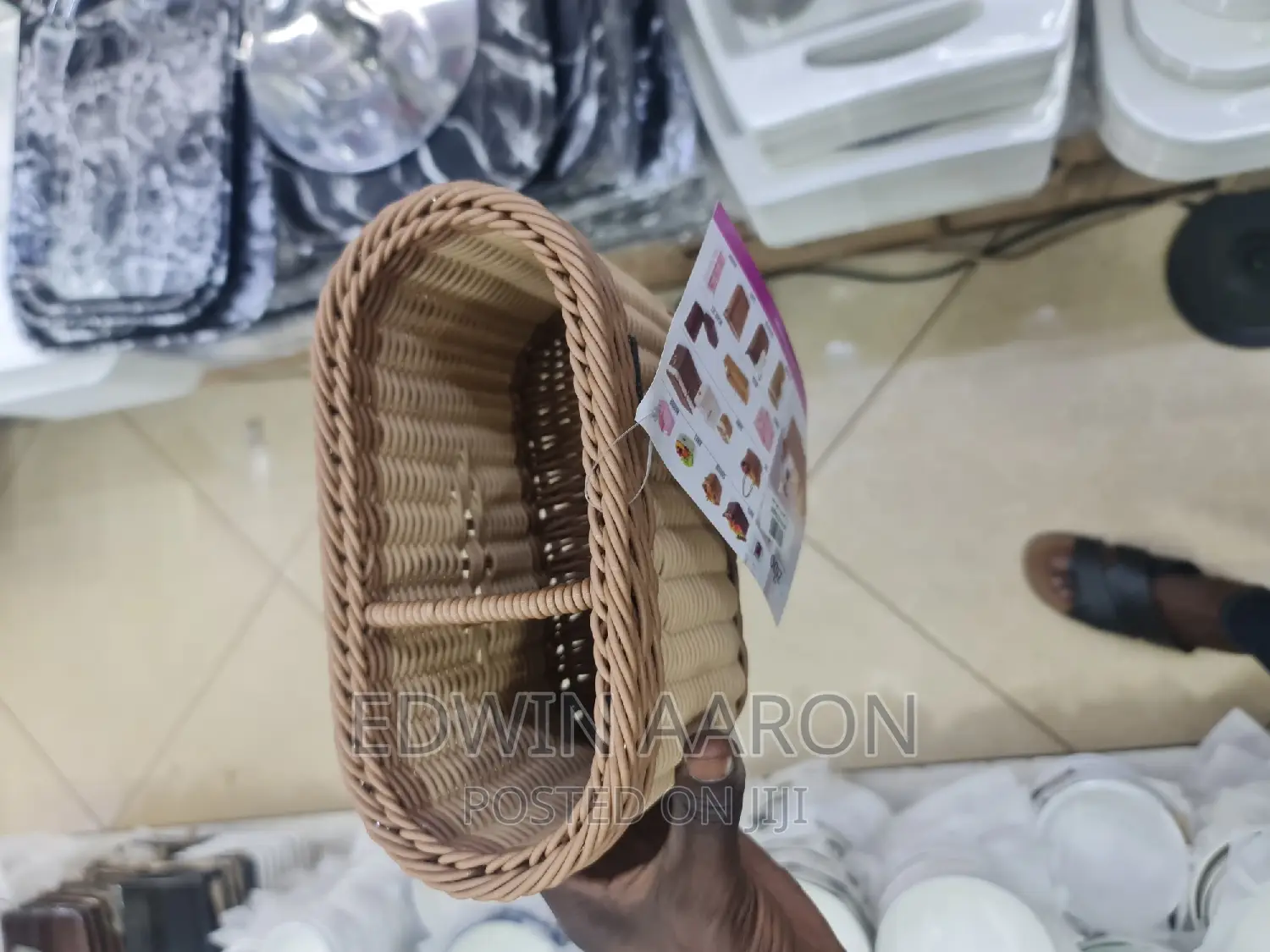 Brown Woven Cutlery Holders