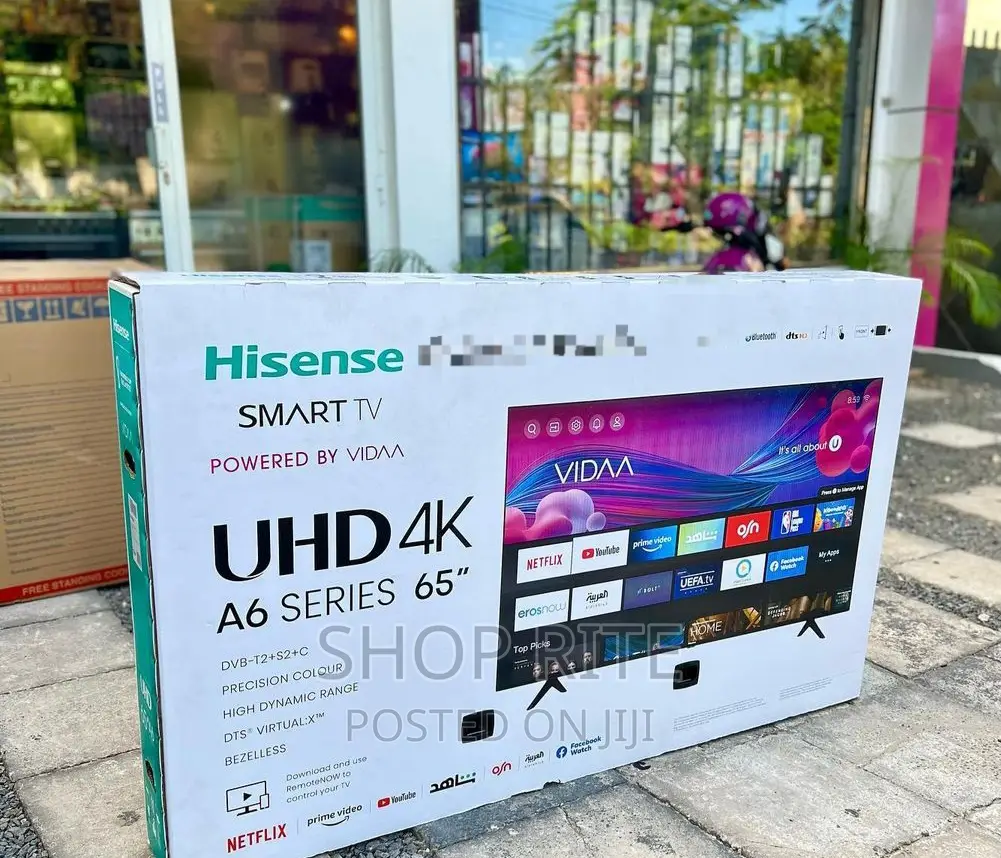 Hisense 65inches Uhd Smart Vida TVS New