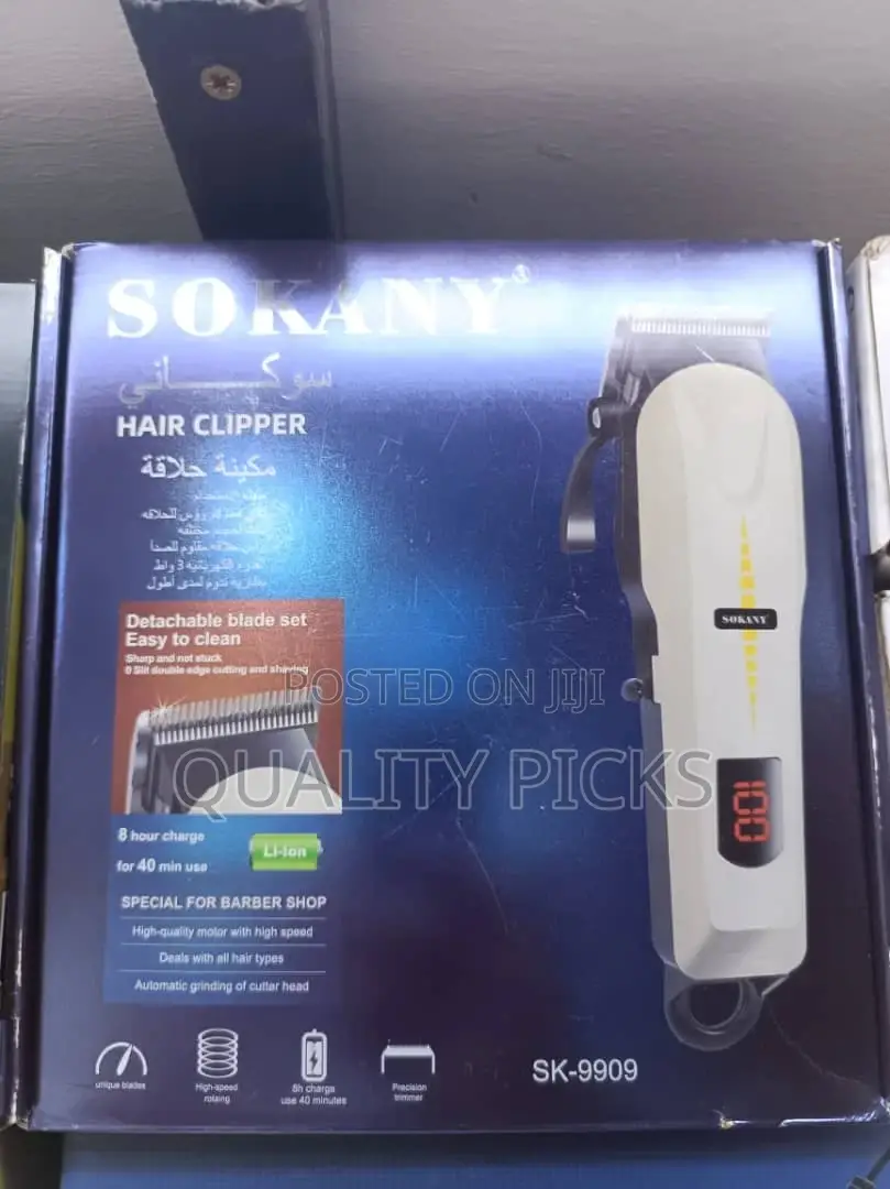 Brand Sokany Rechargeable Hair Clipper