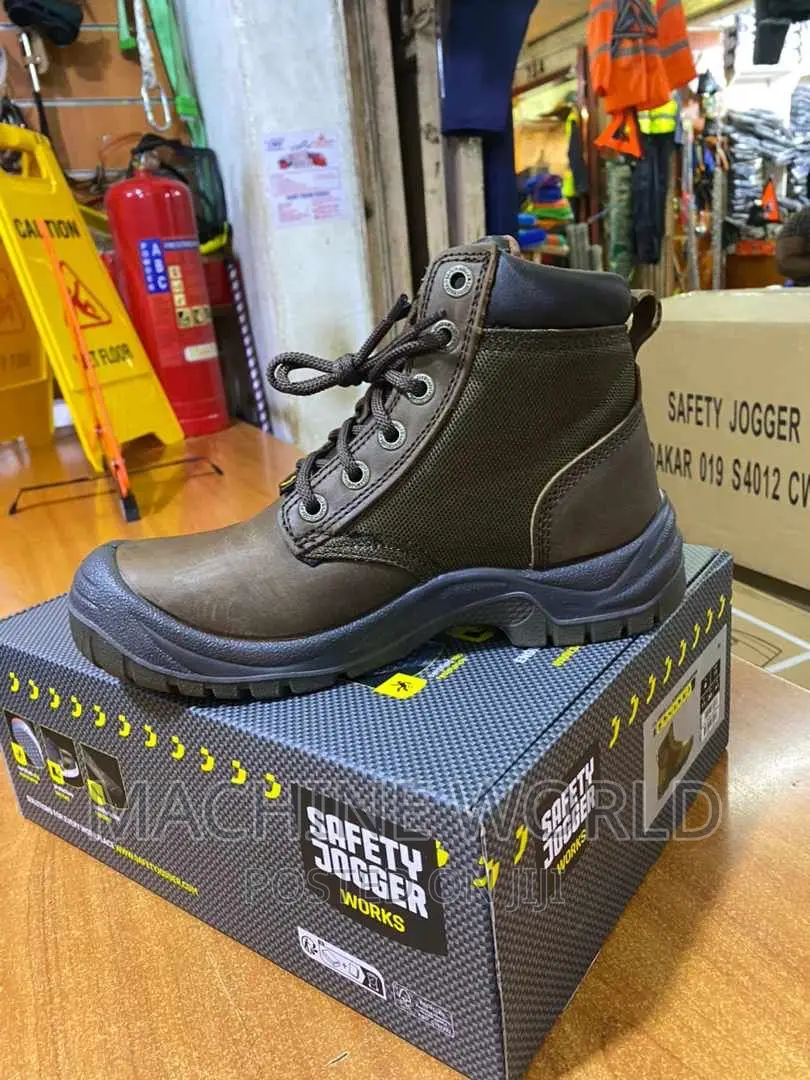 Genuine Leather Safety Shoe (Safety Jogger)