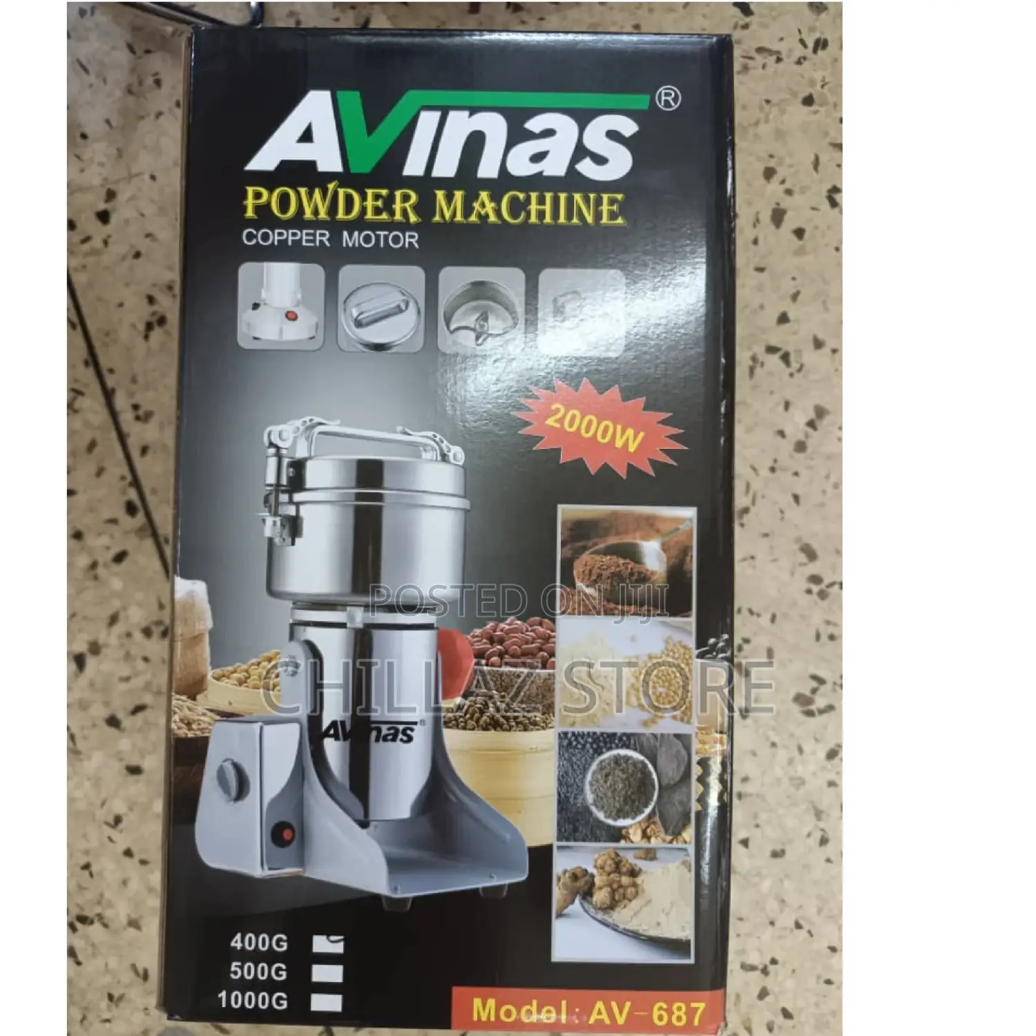 Avinas Electric Powder Machine.