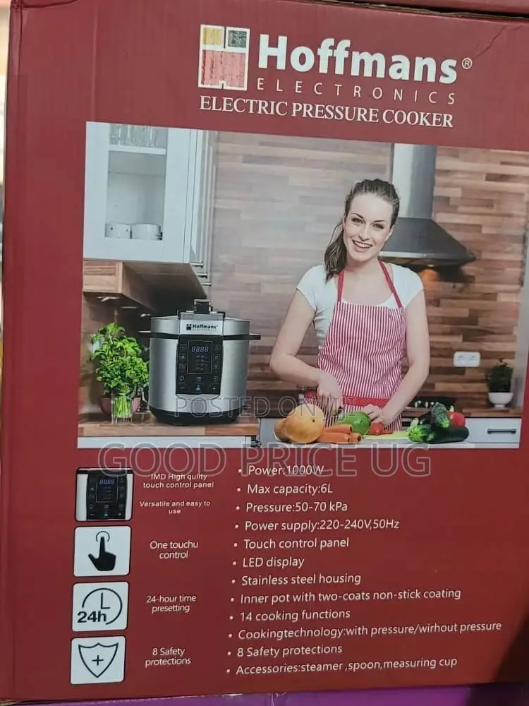 6.0 HM-718 Litres Hoffmans Digital Pressure Cooker