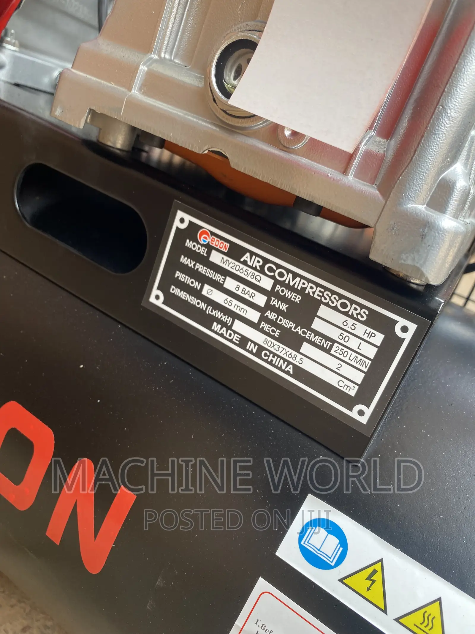 Gasoline Air Compressor 50 Liters (Italian )