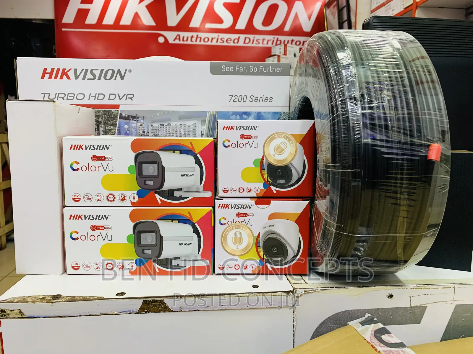 4 Channel CCTV Kit Smart Hybrid Hik