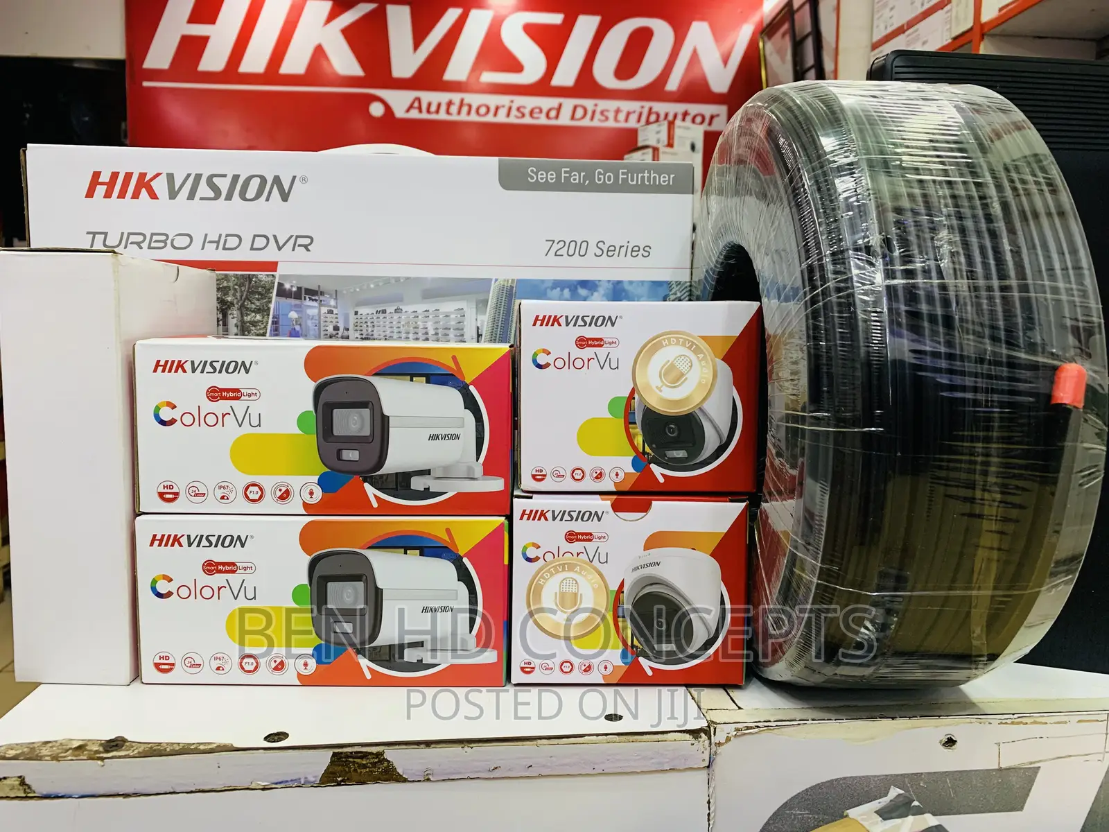 4 Channel CCTV Kit Smart Hybrid Hik