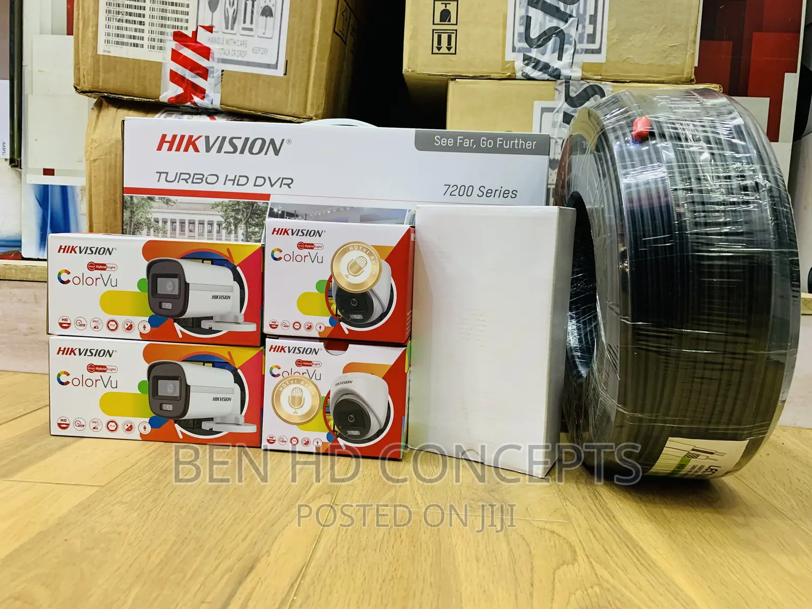 4 Channel CCTV Kit Smart Hybrid Hik