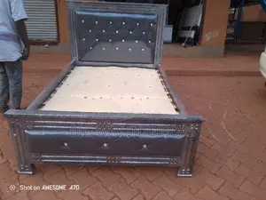 4*6 Gray Leather Bed A