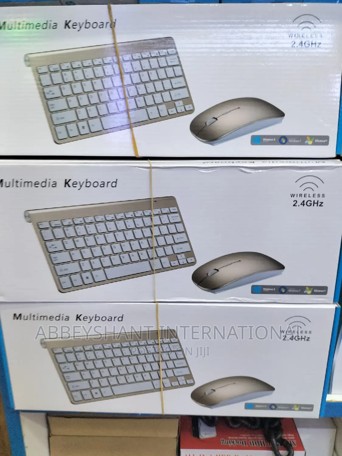 Wireless Keyboard and Mouse Multi Media Keyboard