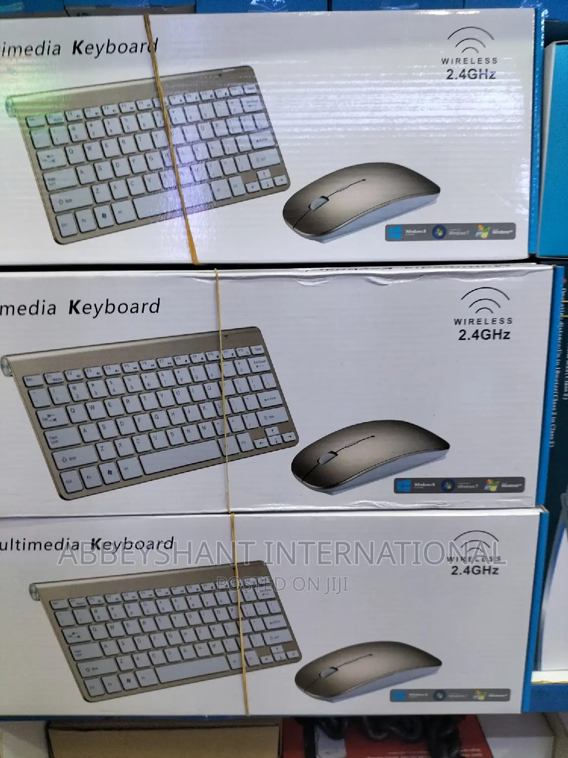 Wireless Keyboard and Mouse Multi Media Keyboard