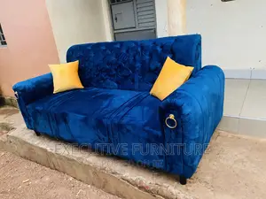 Chesterfirld Blue Sofa