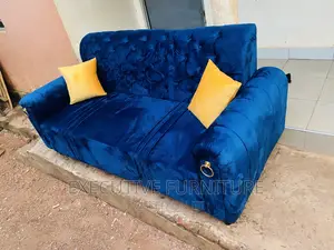 Photo - Chesterfirld Blue Sofa