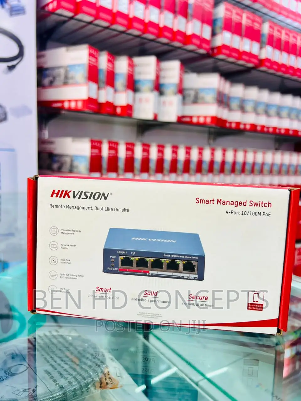 4 Ports Smart Managed POE Switch Hik