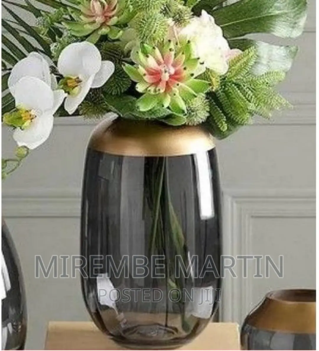 Glass Bowl, Flower Vase for Table, Living Room Kitchen Decor