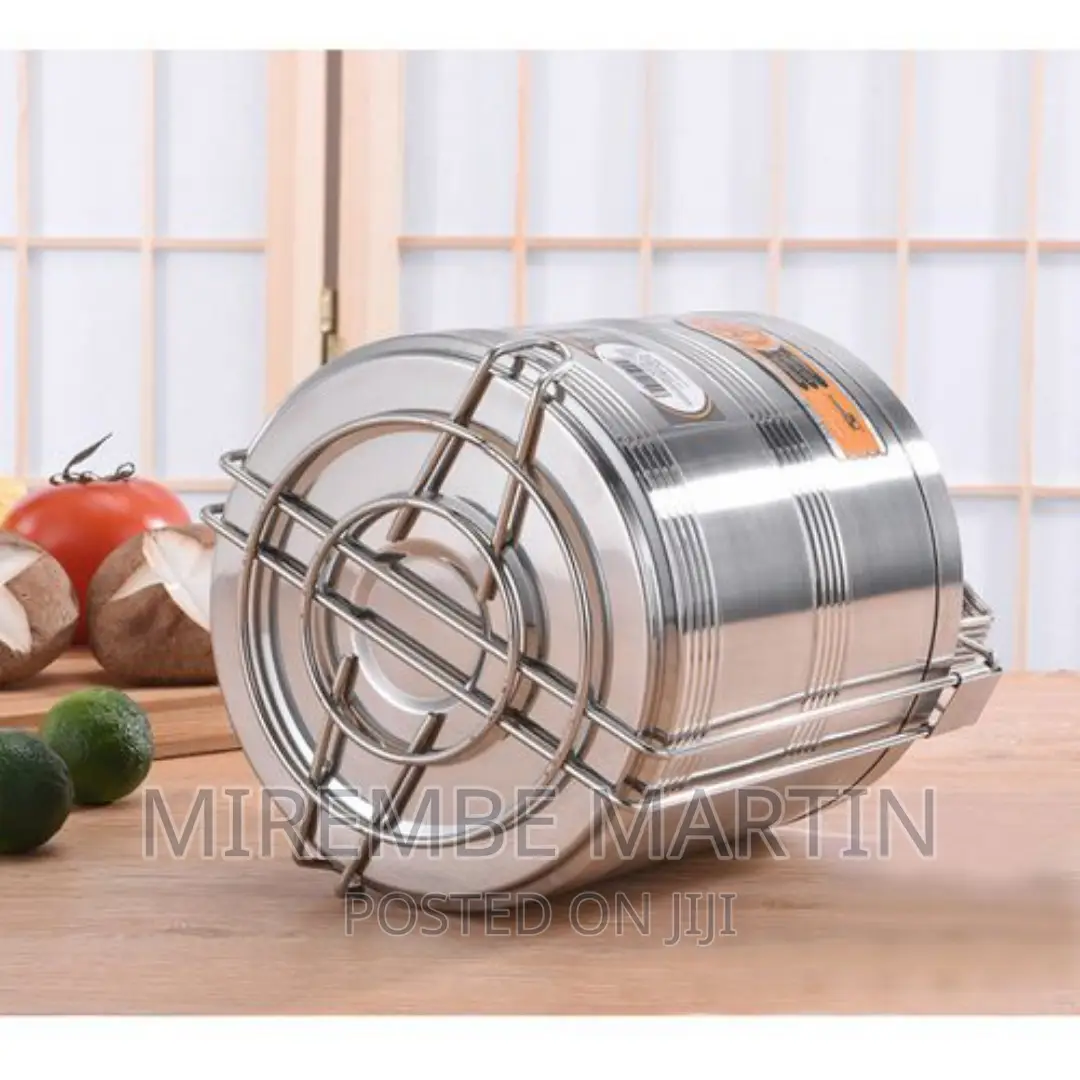 Stainless Steel 16 CM Air Tight 2 Layers Food Container