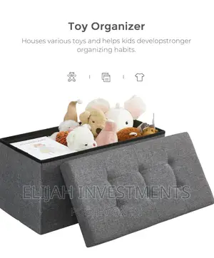 Foldable Storage Box/Ottoman