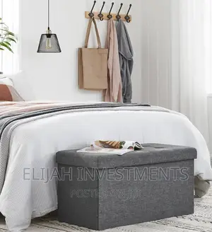Foldable Storage Box/Ottoman