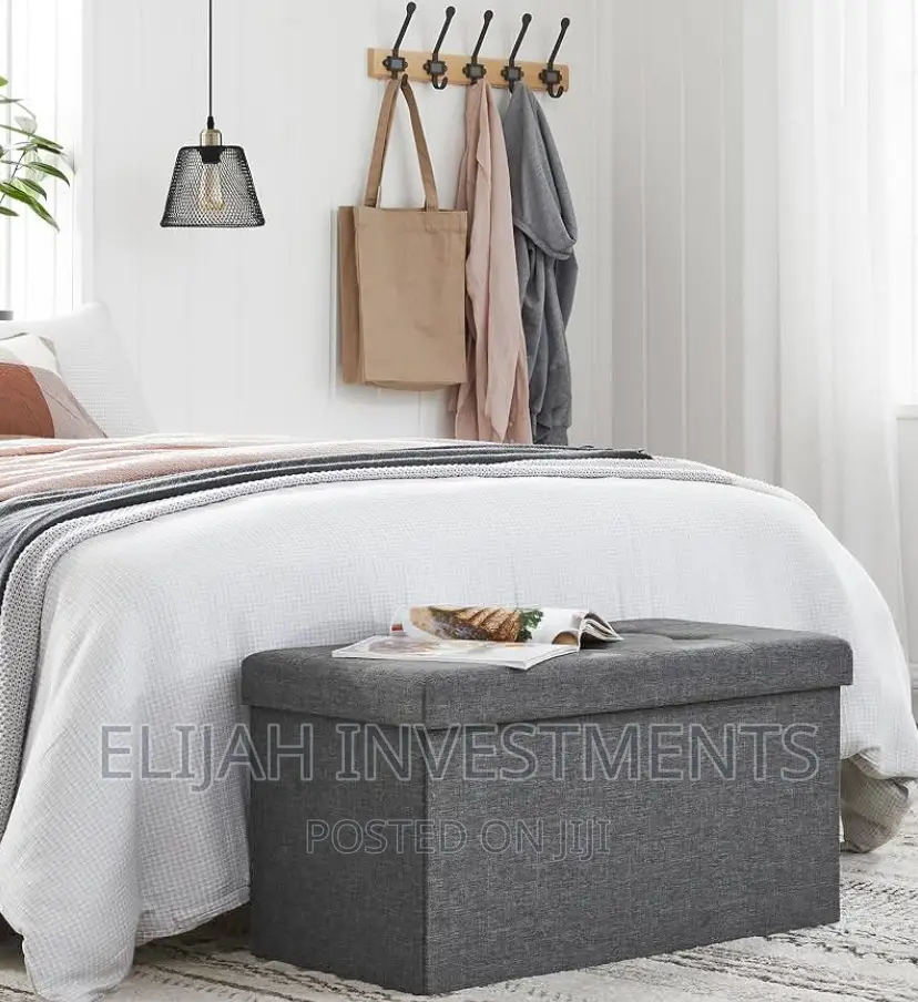 Foldable Storage Box/Ottoman