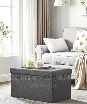 Foldable Storage Box/Ottoman