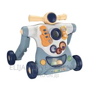 3 in 1 Multi-Use Toddlers Sit to Stand Walker and Stroller