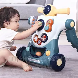 3 in 1 Multi-Use Toddlers Sit to Stand Walker and Stroller