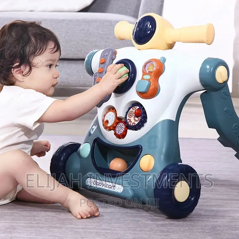 3 in 1 Multi-Use Toddlers Sit to Stand Walker and Stroller