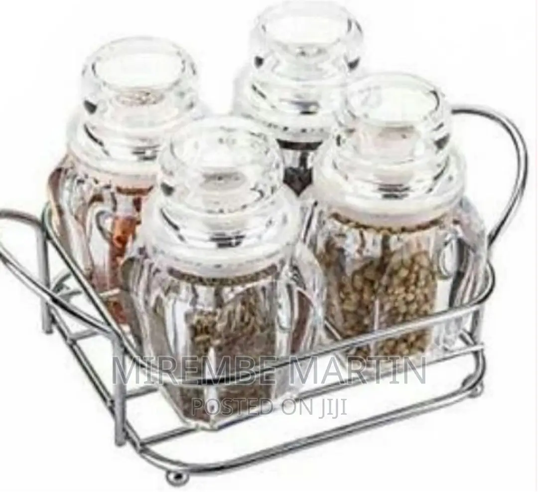 Piece Spice, Salt, Pepper Shaker Rack Organizer