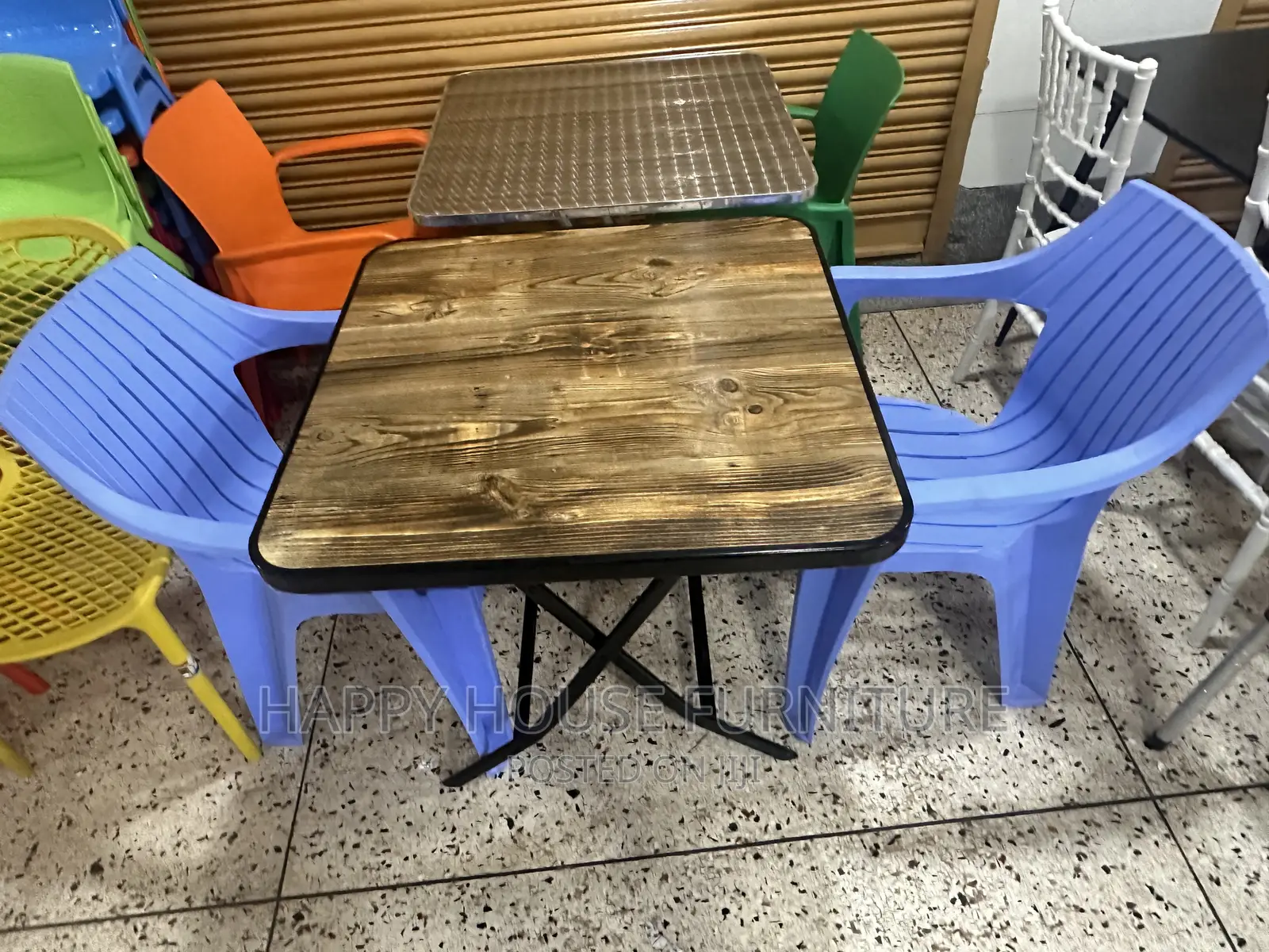 Set of Foldable Table and 2 Chairs