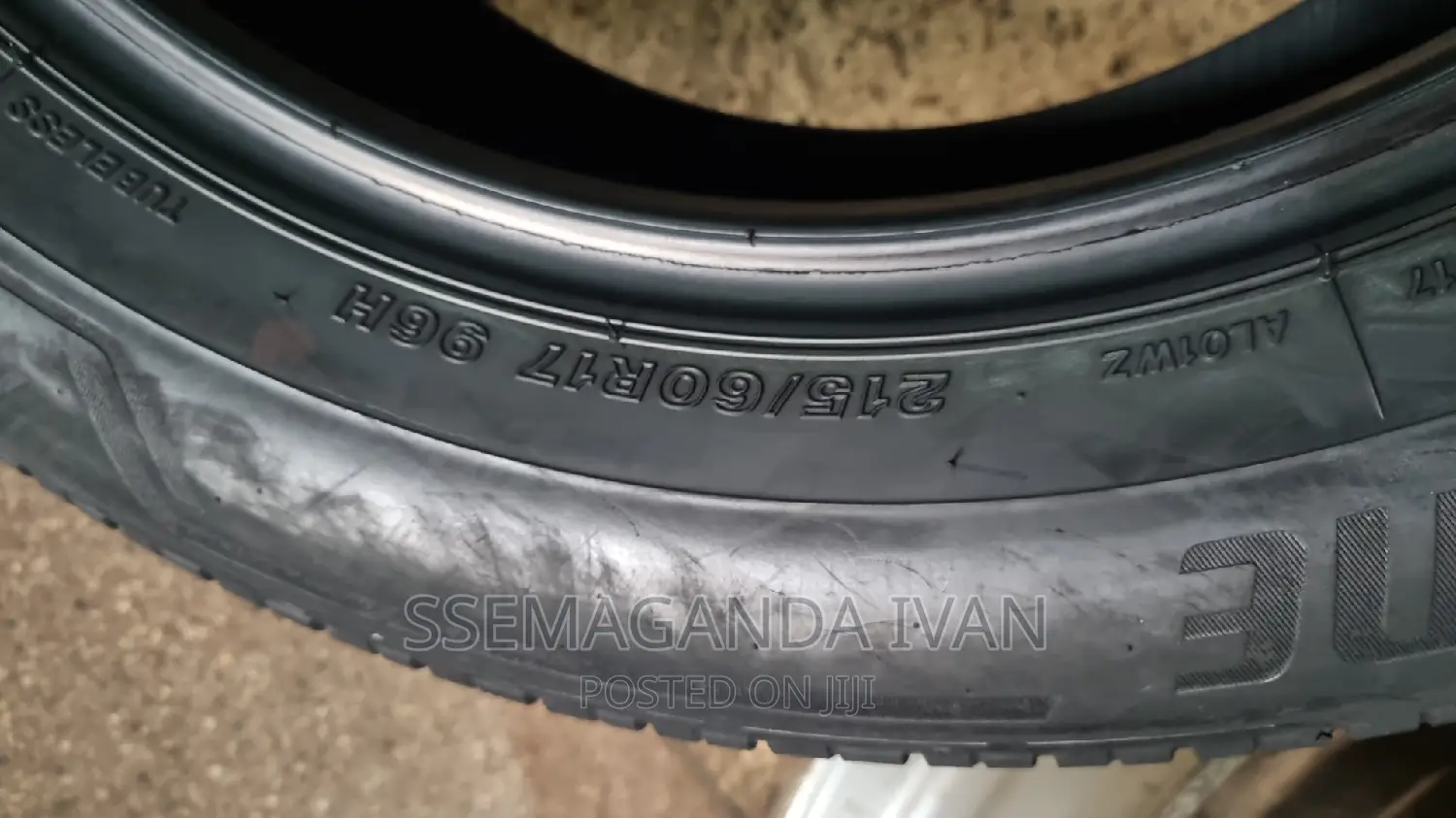 215/60r17 Bridgeston Foreign Used