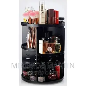 Rotating Adjustable Acrylic Cosmetic Jewelry Makeup Rack