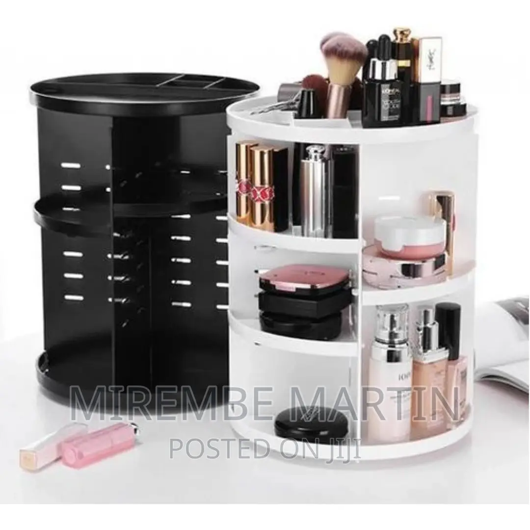 Rotating Adjustable Acrylic Cosmetic Jewelry Makeup Rack