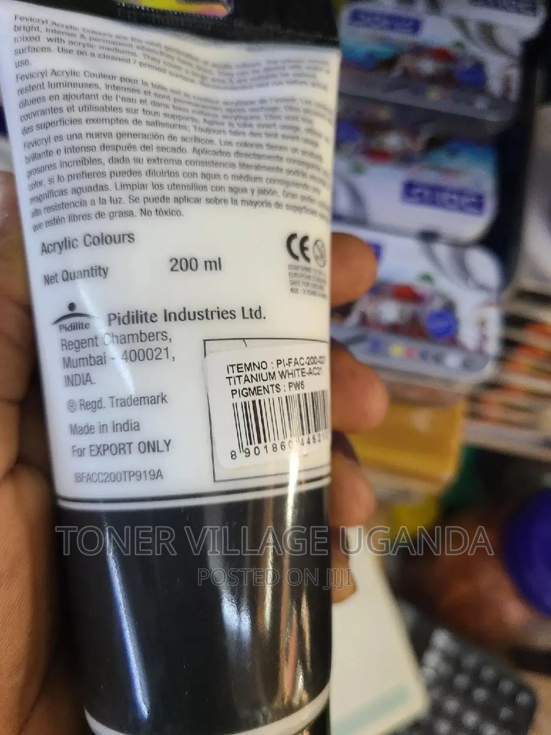 White Fevicryl Acrylic Paints 200 ML