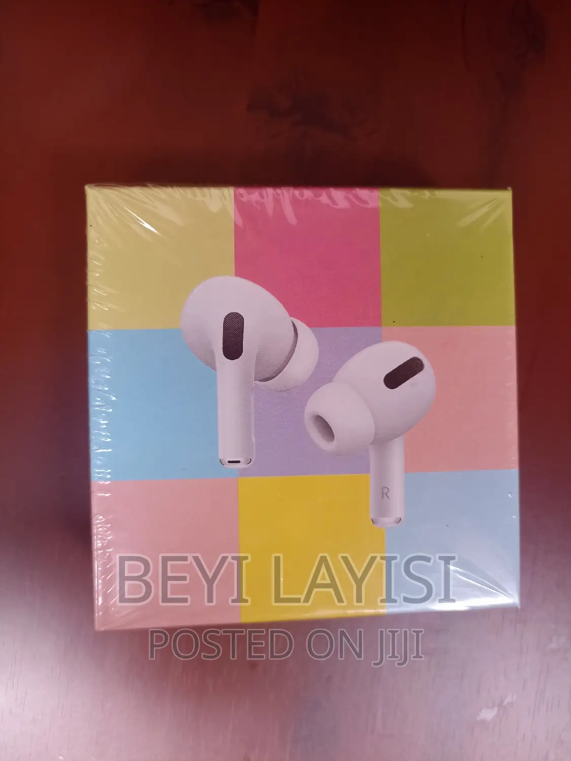 Airpods Airpods Pro White Checked Coloured Box