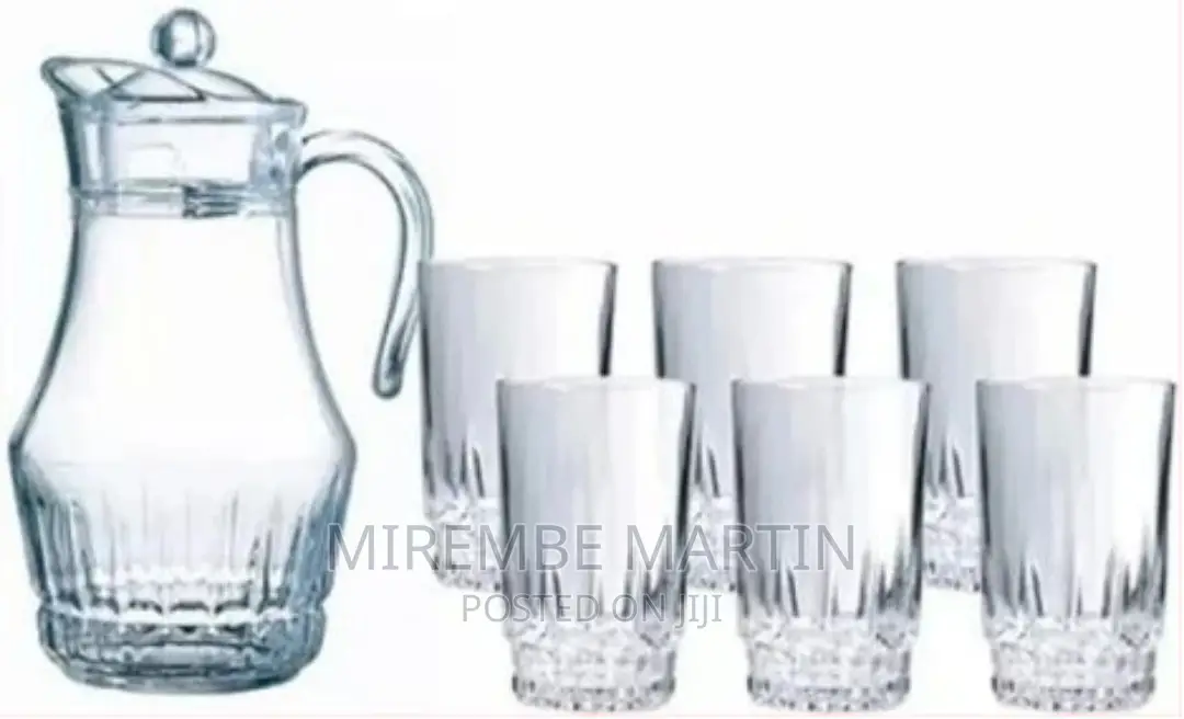 Luminarc 6 Pieces of Juice Glasses and 1piece Jug