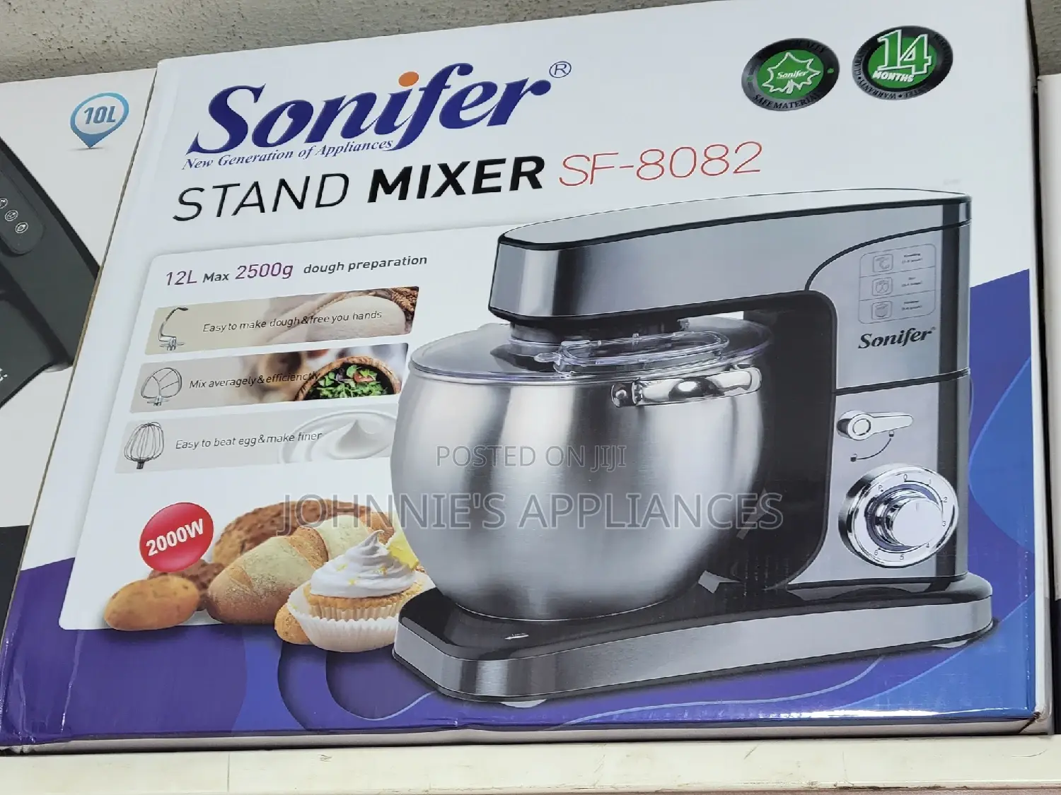 12l Sonifer Cake Stand Mixer / Mandazi Mixer