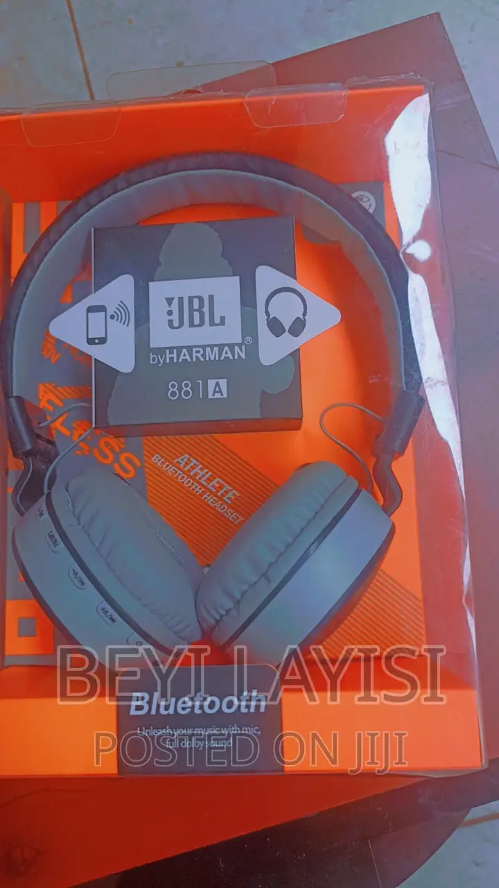 Black JBL Big Headsets Super Brand