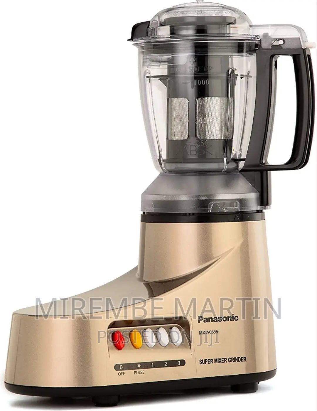 Panasonic MX-AC555 550W Mixer Grinder With 5 Jars,