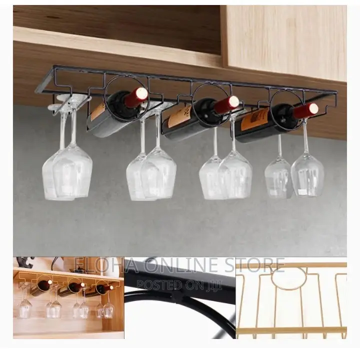 Wall Mounted Metal Wine Rack