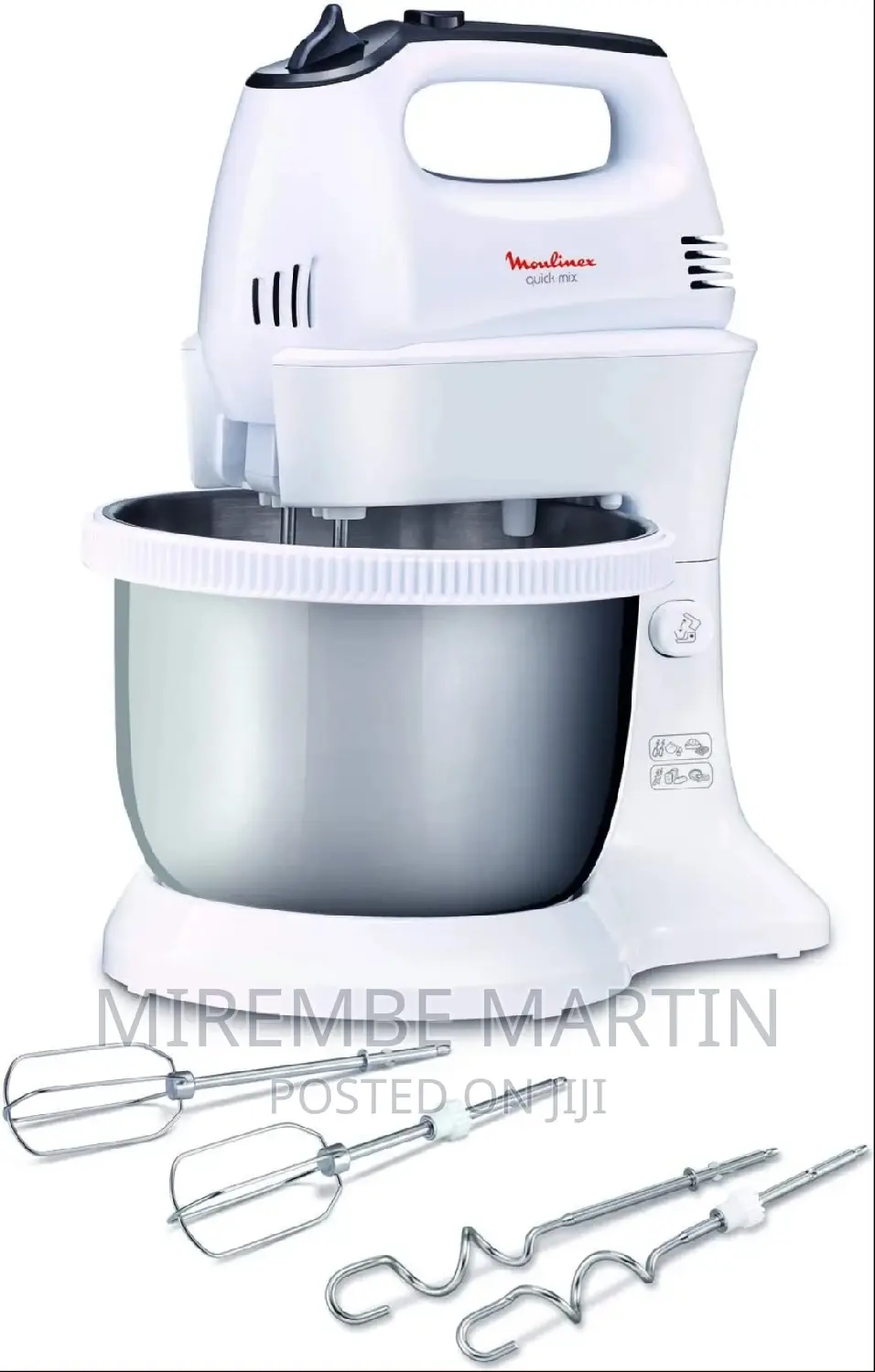 Moulinex Quick Mix Hand Mixer With Stainless Steel Stand