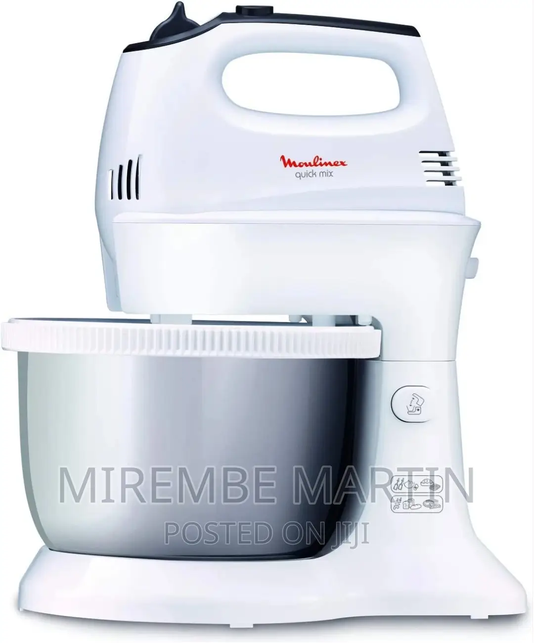 Moulinex Quick Mix Hand Mixer With Stainless Steel Stand