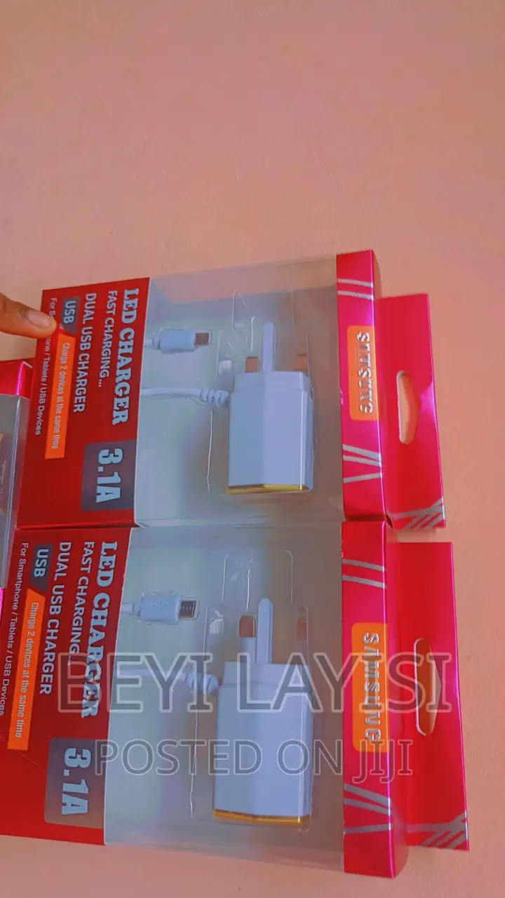Fast Charging Led Usb Charger Dual Ports