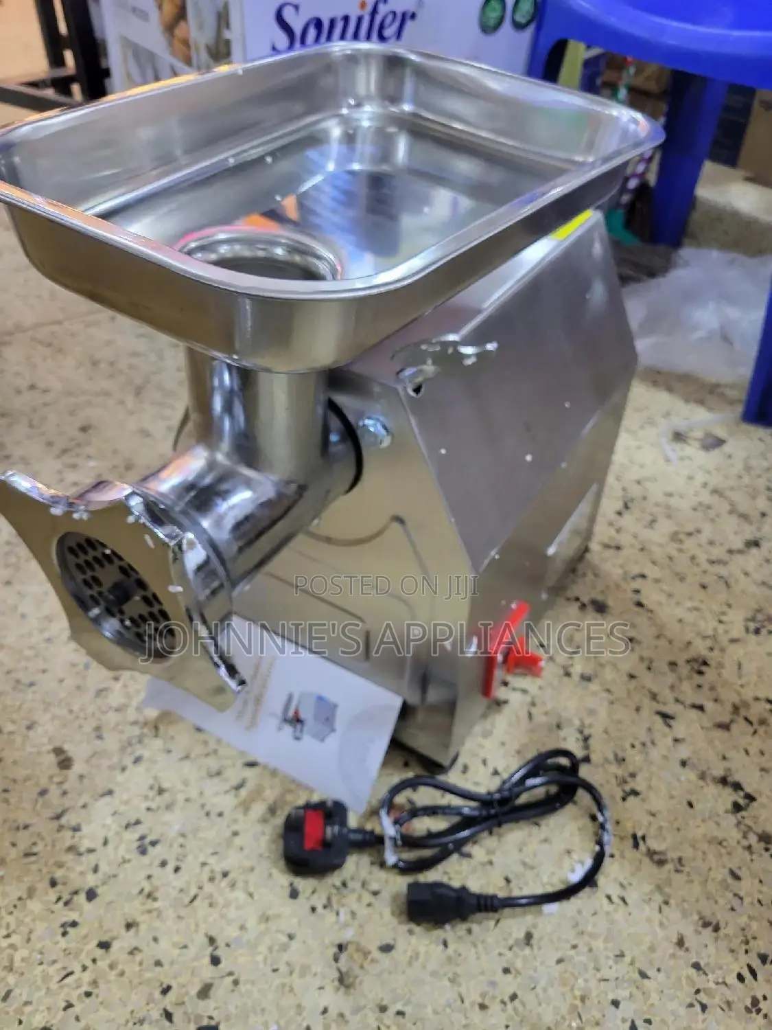 Commercial Multifunctional Meat Grinder Size 22 Copper