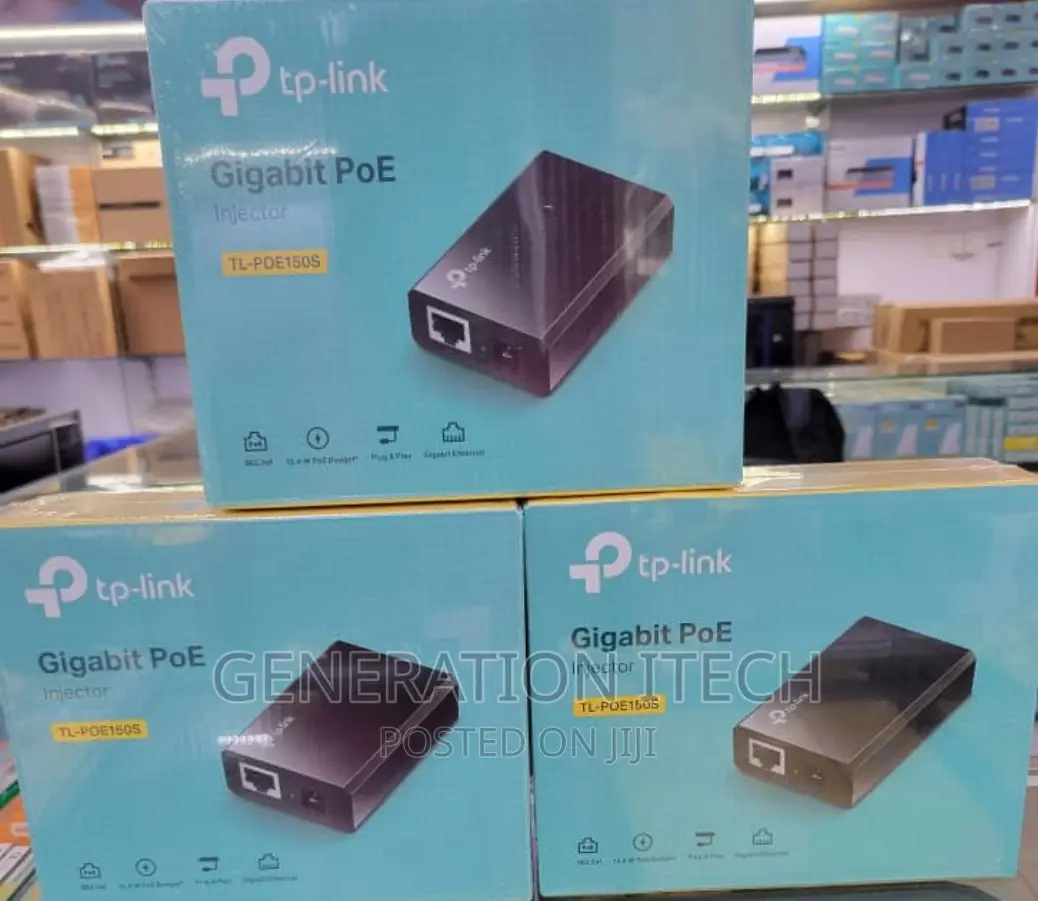 TP Link Gigabit POE + Injector