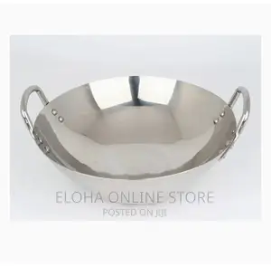 Stainless Steel Wok Frying Pan