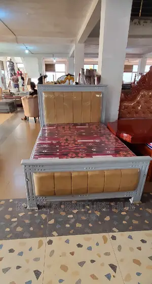 Leather Bed / 4by6 Bed / Wooden Bed/ Furniture/ Luxury Bed