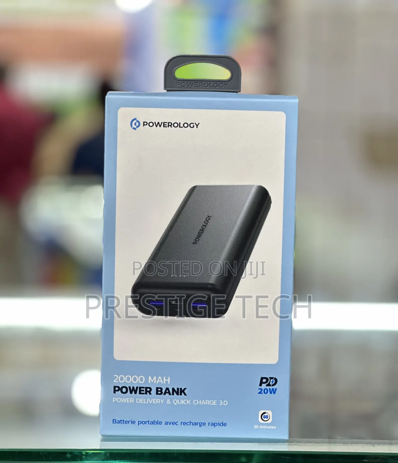 Powerology 20000mah Power Bank With Power Delivery