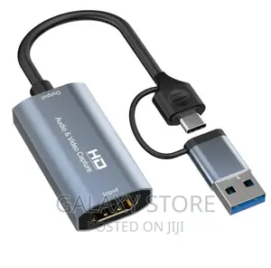 HDMI to USB/USB C Video Capture Card ,USB 3.0 Type C