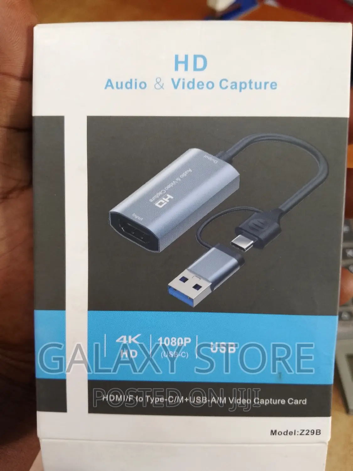 HDMI to USB/USB C Video Capture Card ,USB 3.0 Type C