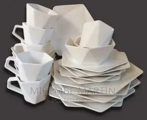 24 Pieces of Hexagonal Plates, Bowls, Cups, Dinner